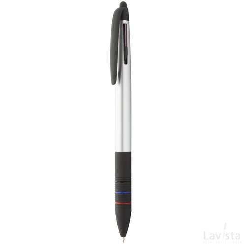 Trime Plastic Touch Screen Balpen Zilver