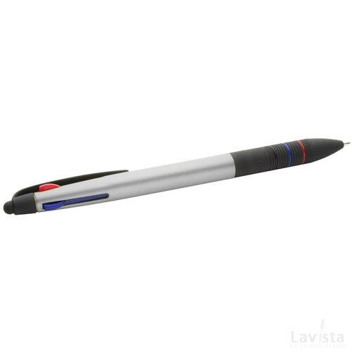 Trime Plastic Touch Screen Balpen Zilver