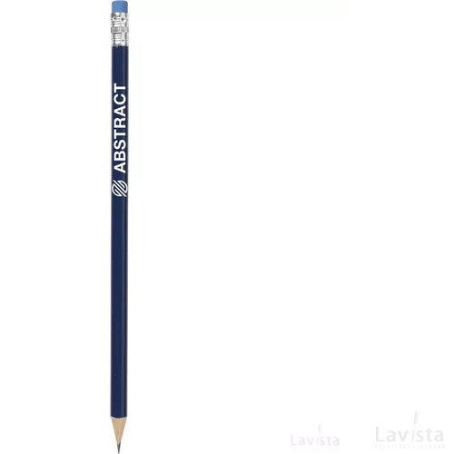 Geslepen potlood met gekleurde gum Blauw