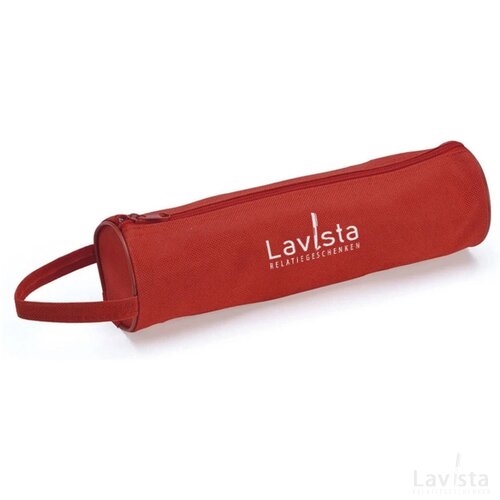 Etui met handvat Rood