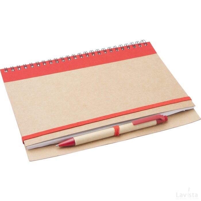 Tunel Notebook Rood