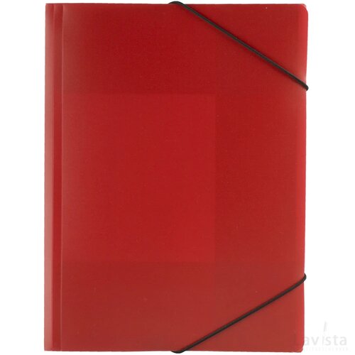 Documentenmap met touwsluiting Rood