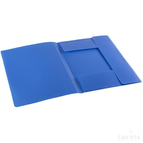 Documentenmap met touwsluiting Blauw