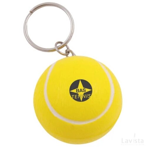 Anti-stress met sleutelhanger tennisbal