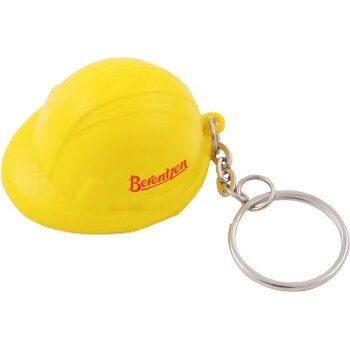 Anti-stress met sleutelhanger bouwhelm