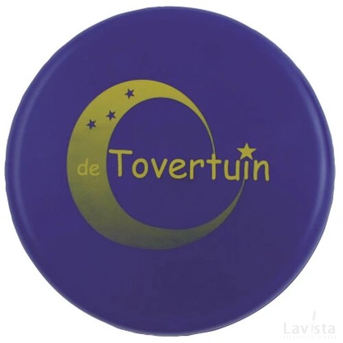 Frisbee bedrukt 21 cm. zonder ringen Blauw