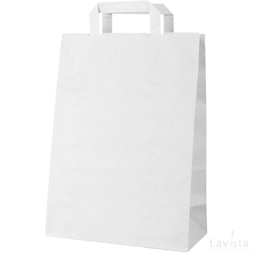 Market Papieren Tas Wit