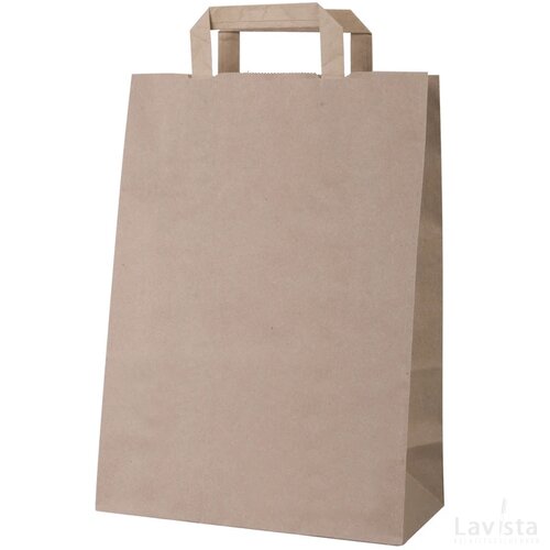 Market Papieren Tas Bruin
