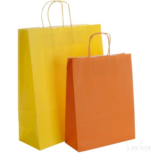 Store Papieren Tas Oranje