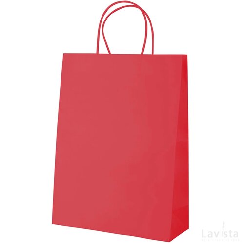 Store Papieren Tas Rood
