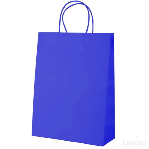 Store Papieren Tas (Kobalt) Blauw