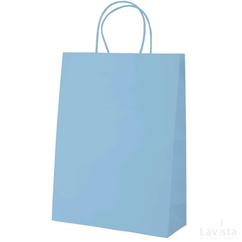 Store Papieren Tas (Kobalt) Blauw
