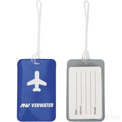 Raner Bagage Label (Kobalt) Blauw