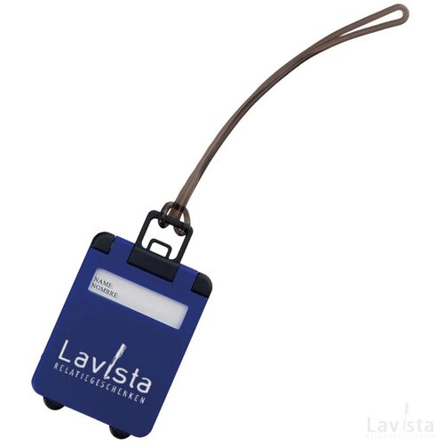 Glasgow Kofferlabel (Kobalt) Blauw