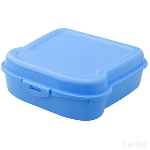 Broodtrommel in boterham-vorm (450ml) Blauw