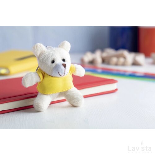 Teddy Sleutelhanger Geel