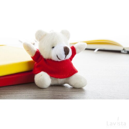 Teddy Sleutelhanger Rood