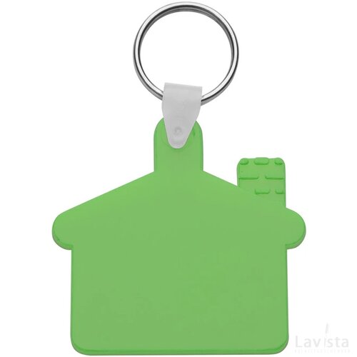 Cottage Sleutelhanger Groen