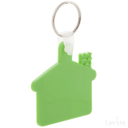 Cottage Sleutelhanger Groen