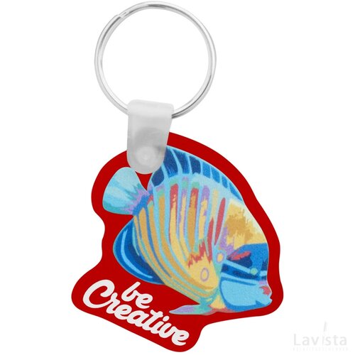 Creafob Custum Made Sleutelhanger Rood