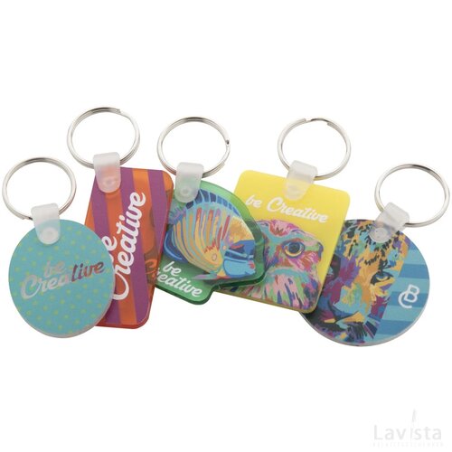 Creafob Custum Made Sleutelhanger Wit