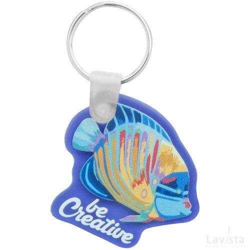 Creafob Custum Made Sleutelhanger (Kobalt) Blauw