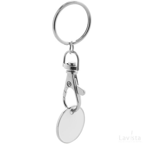 Euromarket Sleutelhanger Wit
