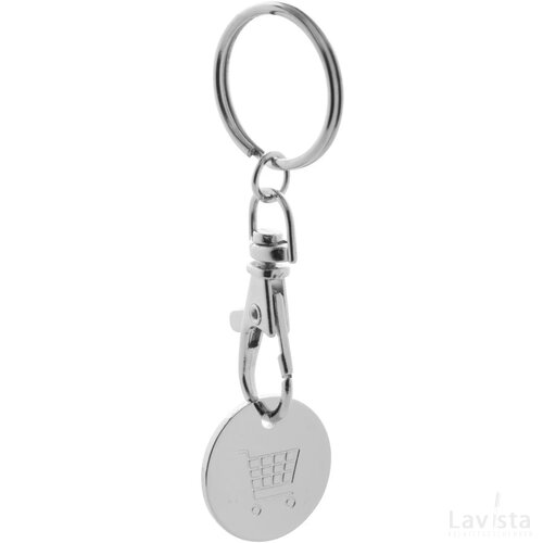 Euromarket Sleutelhanger Wit