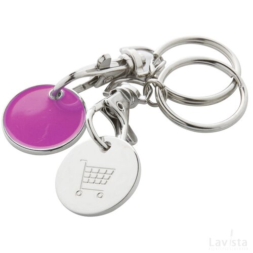 Euromarket Sleutelhanger Roze