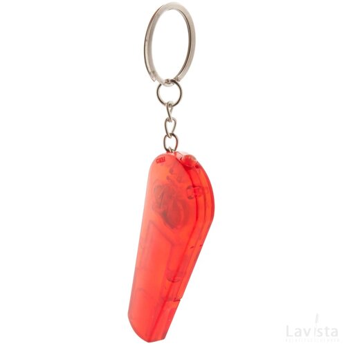 Coach Sleutelhanger Met Fluit Rood