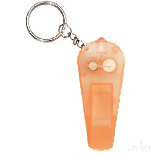 Coach Sleutelhanger Met Fluit Oranje