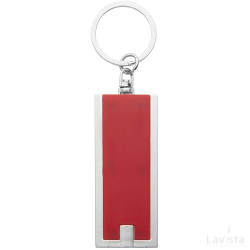 Industrial Led Lamp Sleutelhanger Rood