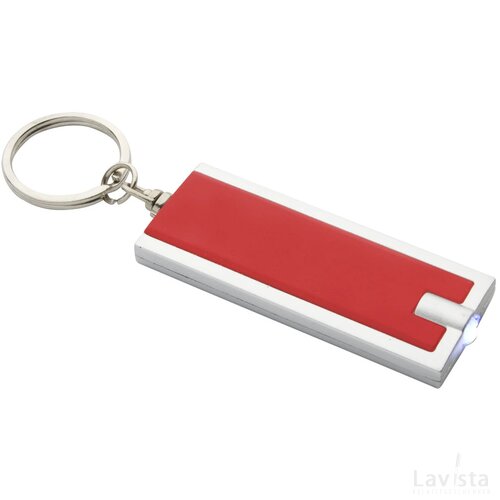 Industrial Led Lamp Sleutelhanger Rood