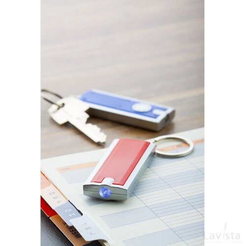 Industrial Led Lamp Sleutelhanger Rood