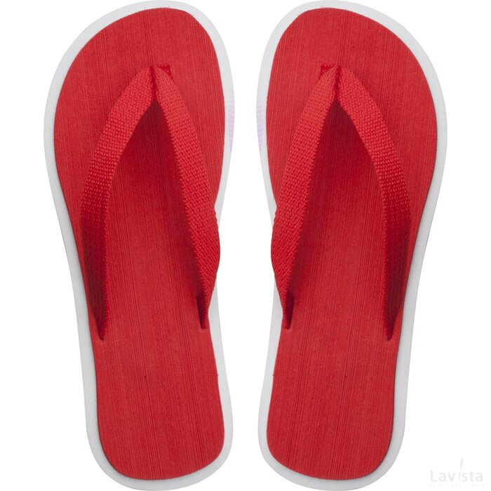 Cayman Strand Slippers Rood