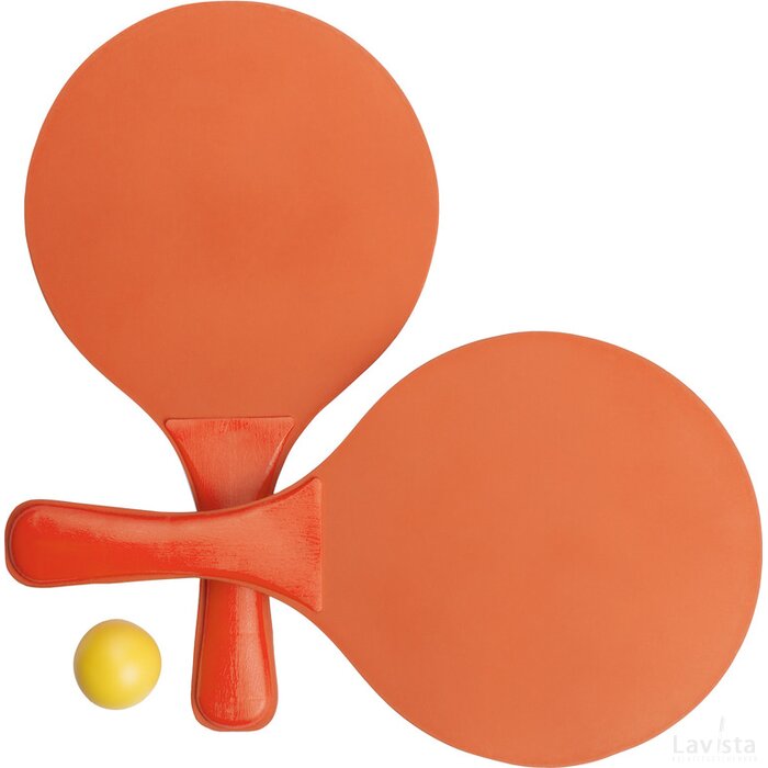 Faluk Strand Tennis Set Oranje