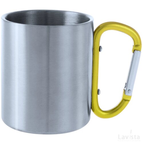 Bastic Metalen Mok Geel