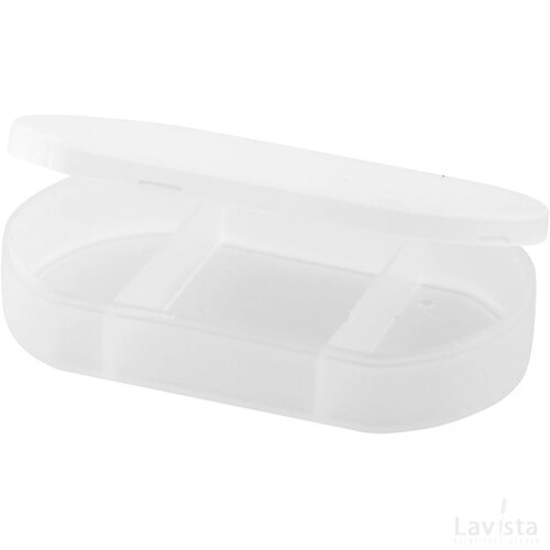 Pillendoosje met 3 compartimenten Wit