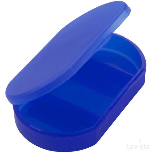 Pillendoosje met 3 compartimenten Blauw
