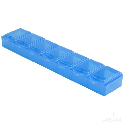 Lucam Pillen Doos (Kobalt) Blauw