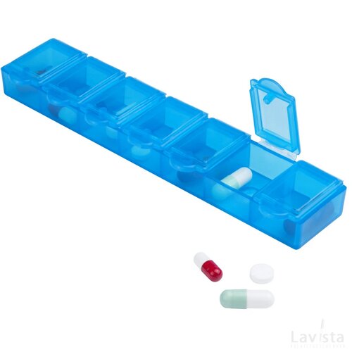 Lucam Pillen Doos (Kobalt) Blauw