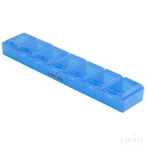 Lucam Pillen Doos (Kobalt) Blauw