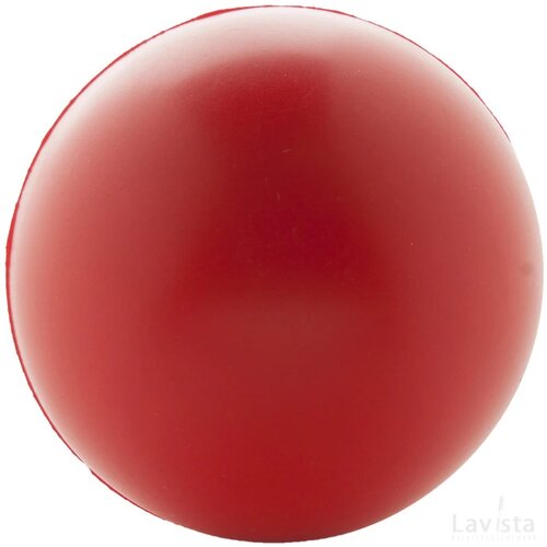Ronde stressbal Rood