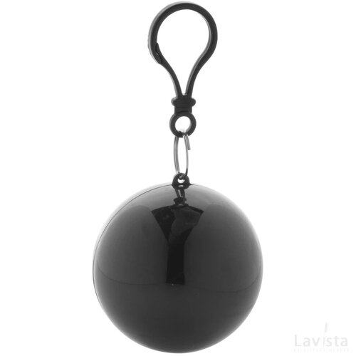 Storm Sleutelhanger Poncho Zwart