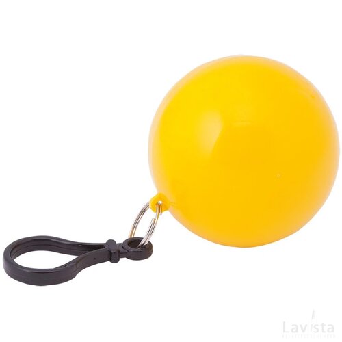Storm Sleutelhanger Poncho Geel