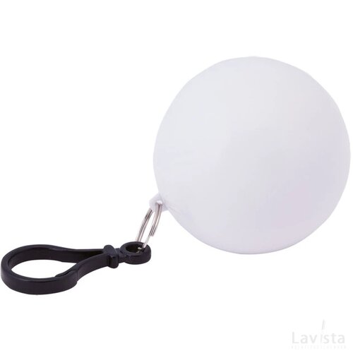 Storm Sleutelhanger Poncho Wit