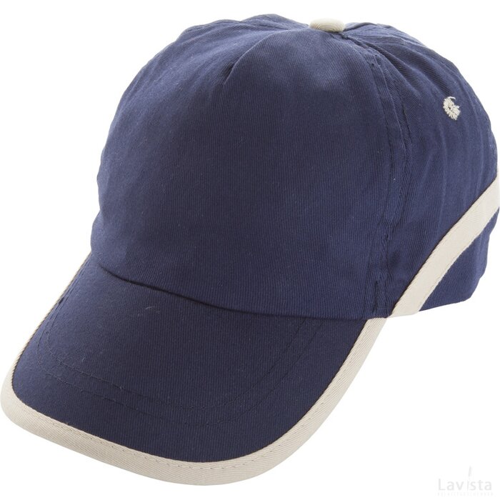 Line Baseballcap Blauw