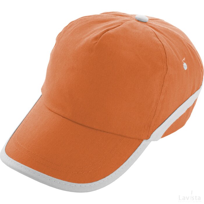 Line Baseballcap Oranje