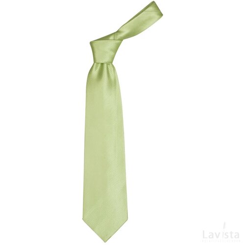Colours Polyester Stropdas Lime Groen