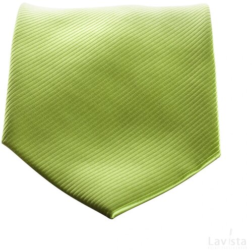 Colours Polyester Stropdas Lime Groen